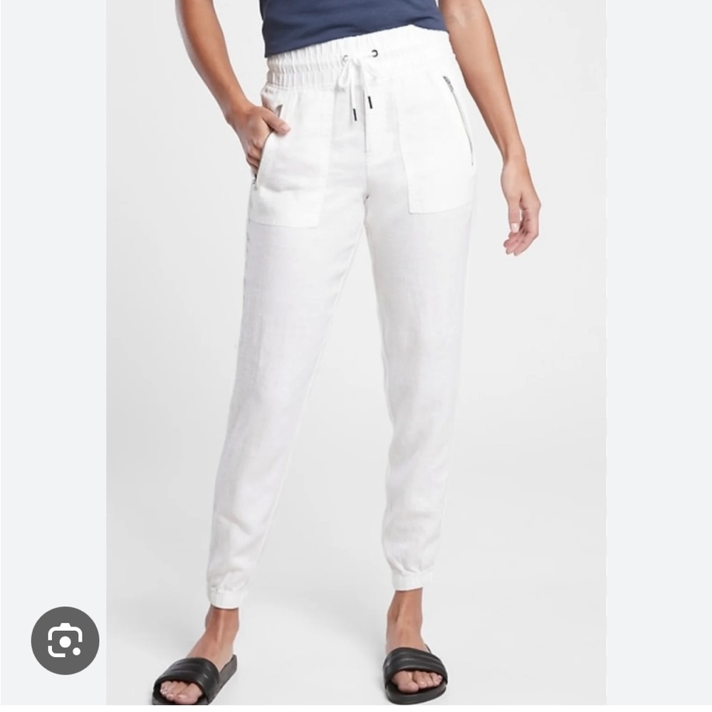 Athleta Cabo Linen Jogger. Size 6. - Picture 1 of 12